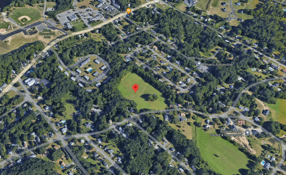 aerial view of project location