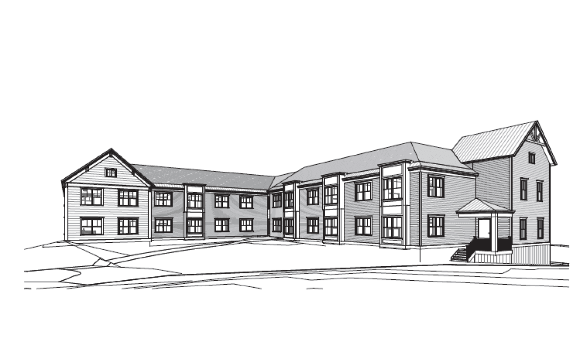 project rendering in 3d black and white